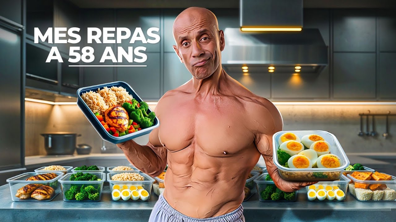 🔥 Ce que je mange à 58 ans pour rester sec ! ( Mes repas )