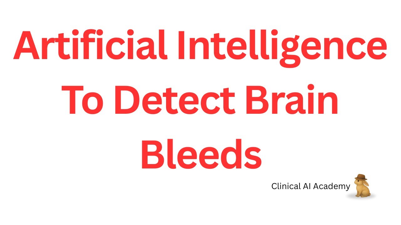 Let's Build Brain Bleeding AI Detector From Scratch