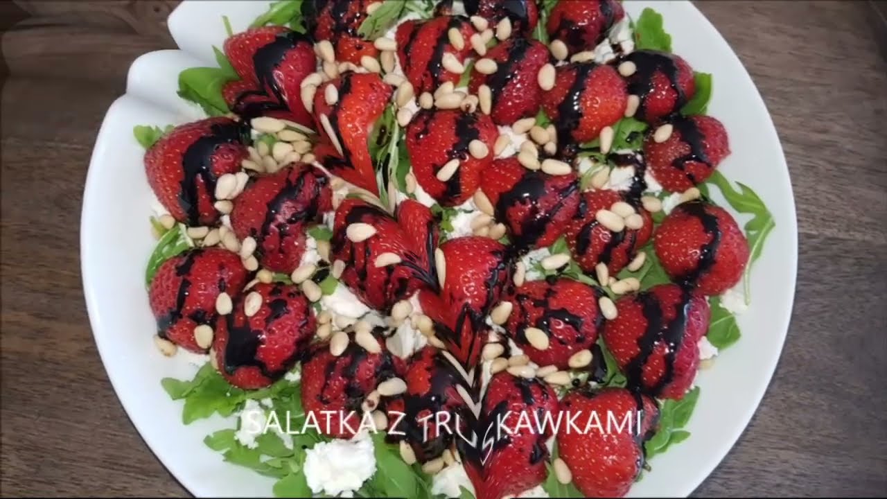 У вас есть клубника? Приготовьте вкусный салат. Салат с клубникой и рукколой.