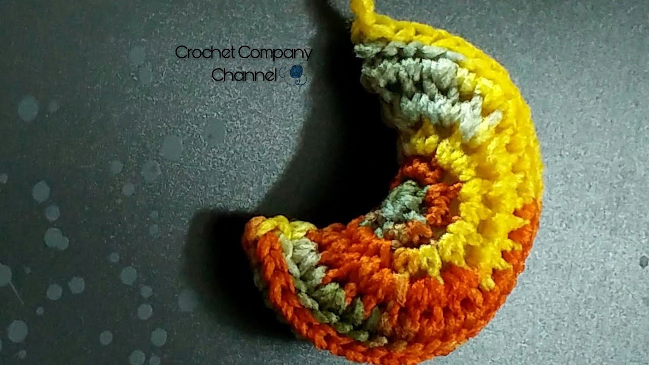 كروشيه هلال رمضان :زينه رمضان بالكروشيه - ( How to Crochet a Crescent-( Ramadan Decoration