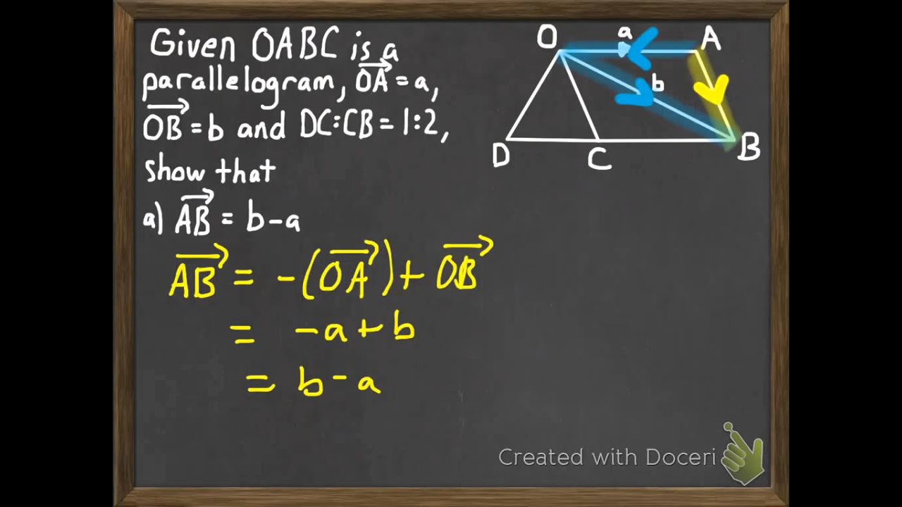 Geometric Proofs Using Vectors