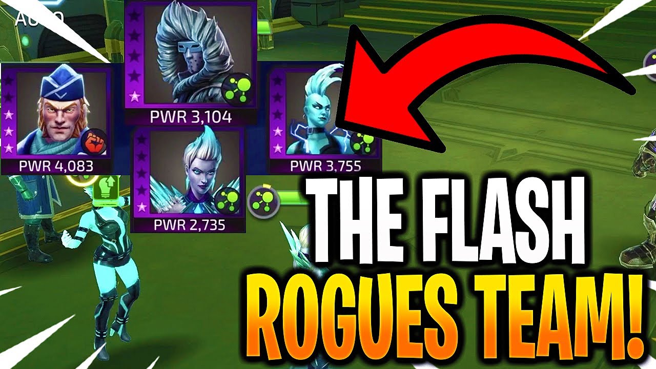 *NEW* THE FLASH ROGUES TEAM GAMEPLAY! - DC Legends
