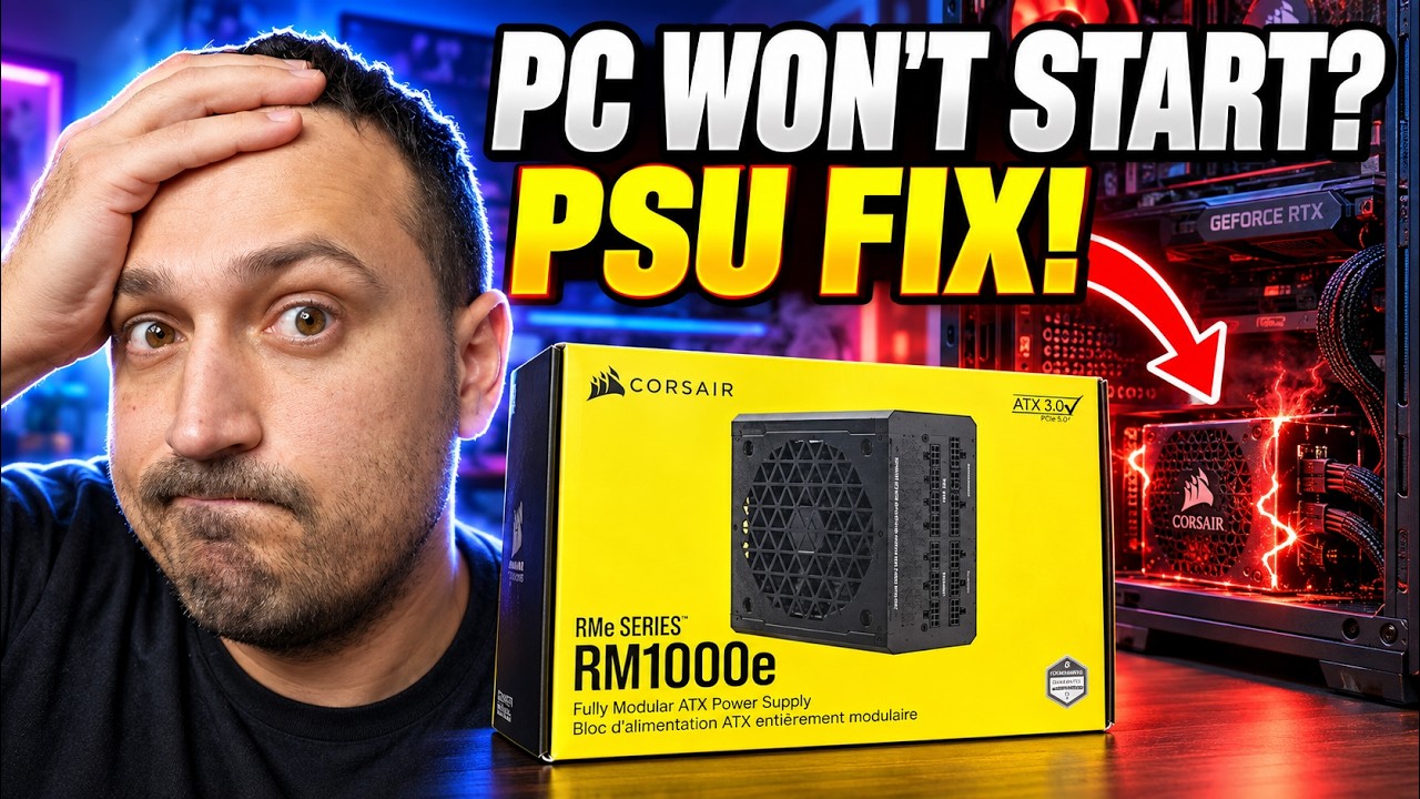 Why PC Shut Down Suddenly? Fix It by Replacing the Faulty PSU