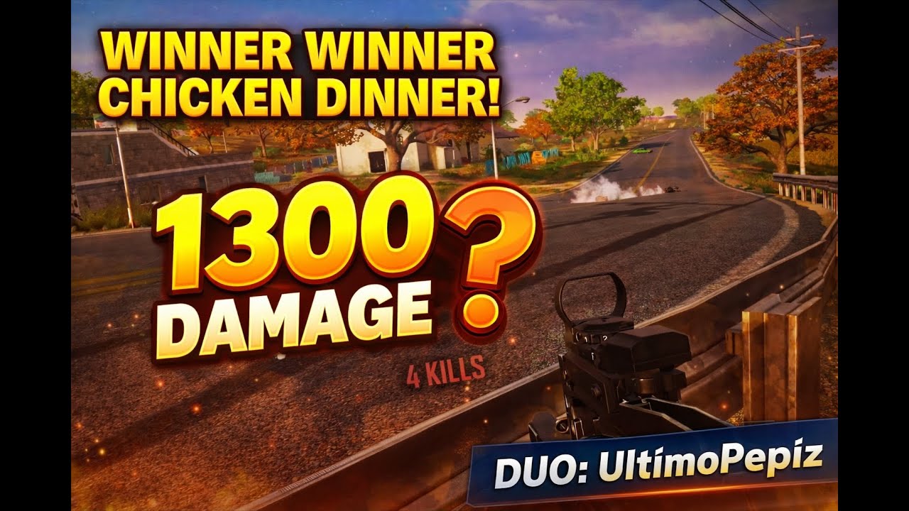 Pollo con el UltimoPepiz +1300DMG !!! PUBG 14-01-2026