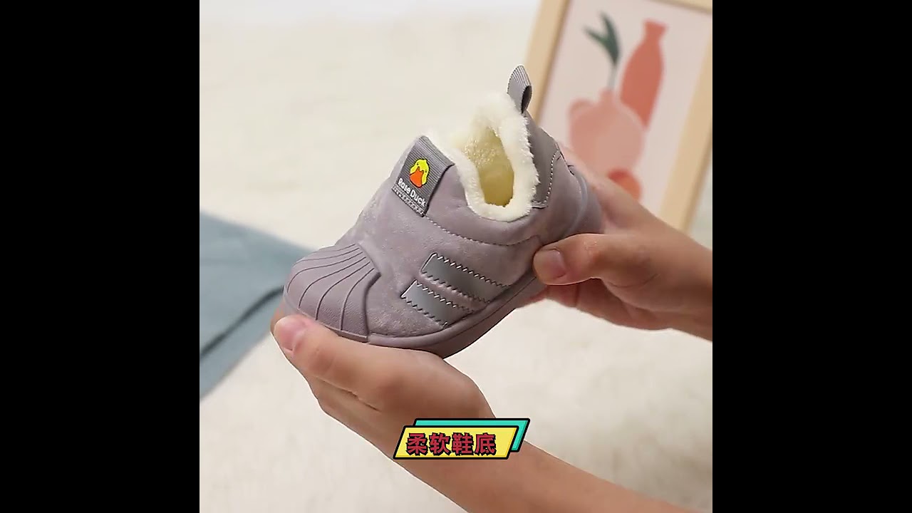 Infant Toddler Baby Lovely Winter Warm Sheepskin Shoes