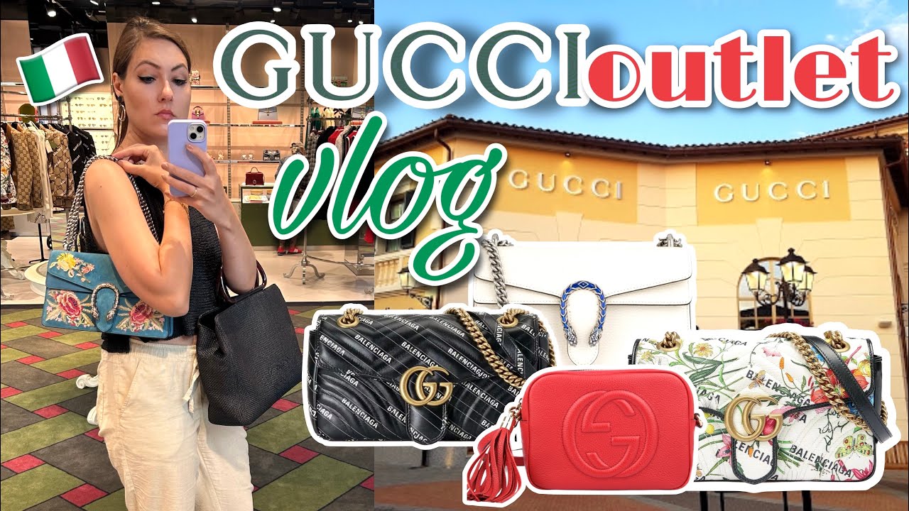 Следуйте за мной по аутлету Gucci в Серравалле | VLOG о роскошном шопинге в Италии