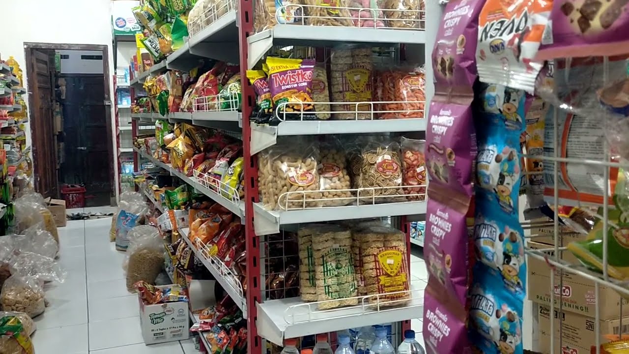 Perkembangan toko sembako setelah setahun.