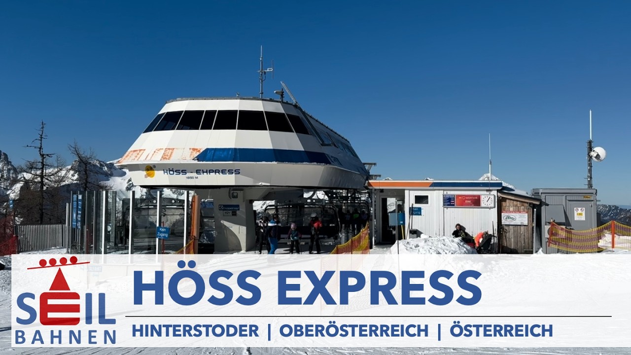 🇦🇹🚠 Höss Express | 6er-Sesselbahn | Hinterstoder | Doppelmayr | inkl. Details zur Bahn