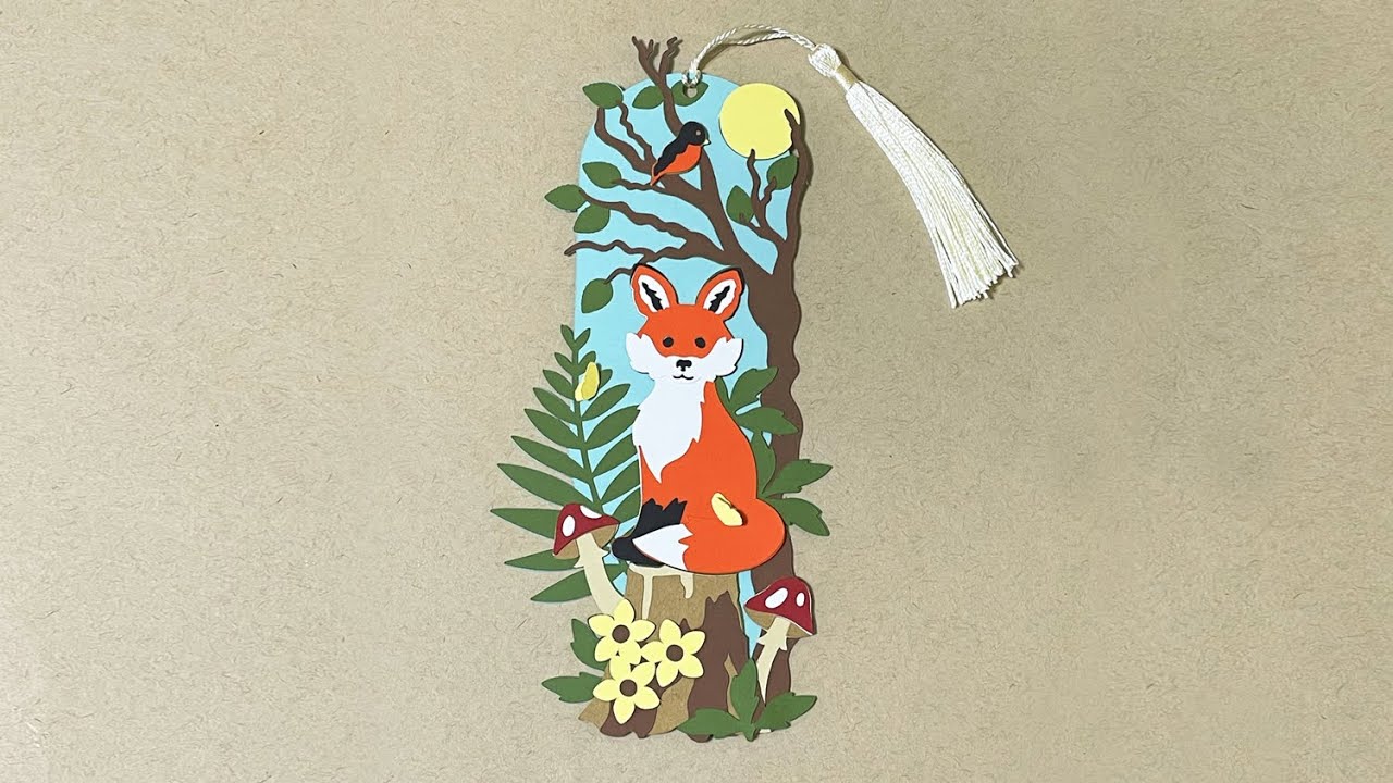 Fox Cardstock Bookmark