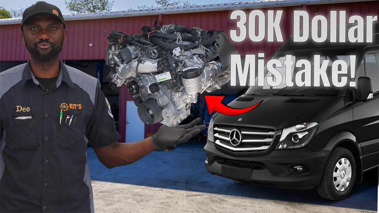 Замена двигателя Mercedes Sprinter, часть 1
