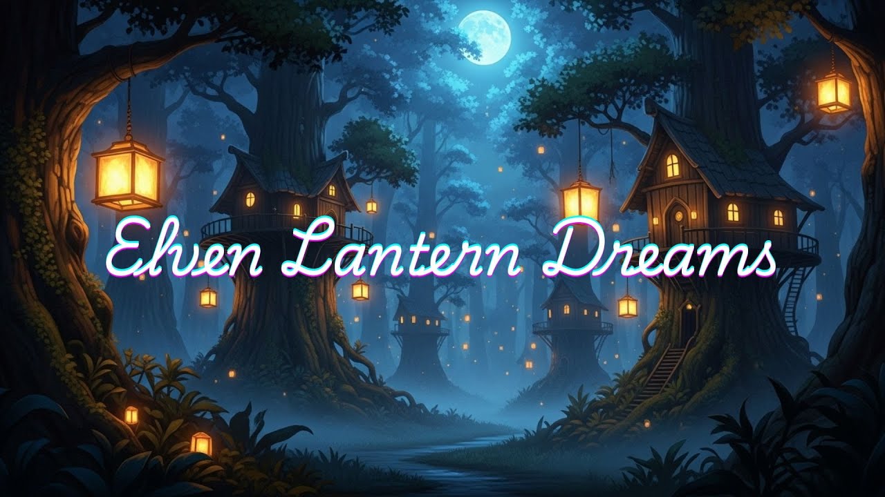 Elven Lantern Dreams | Magical Forest Ambience for Sleeping