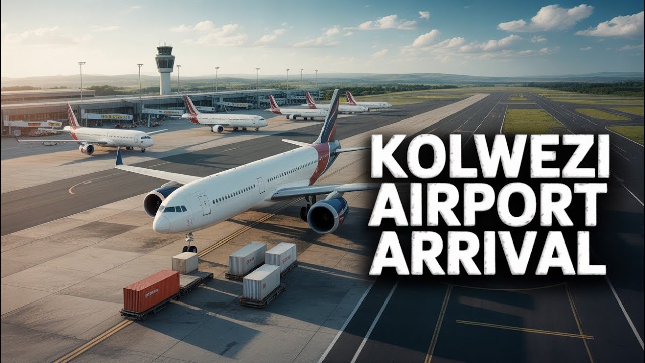 vidéo de la visite de l'aéroport de Kolwezi, du pont de Kolwezi et de la célèbre route de Likasi