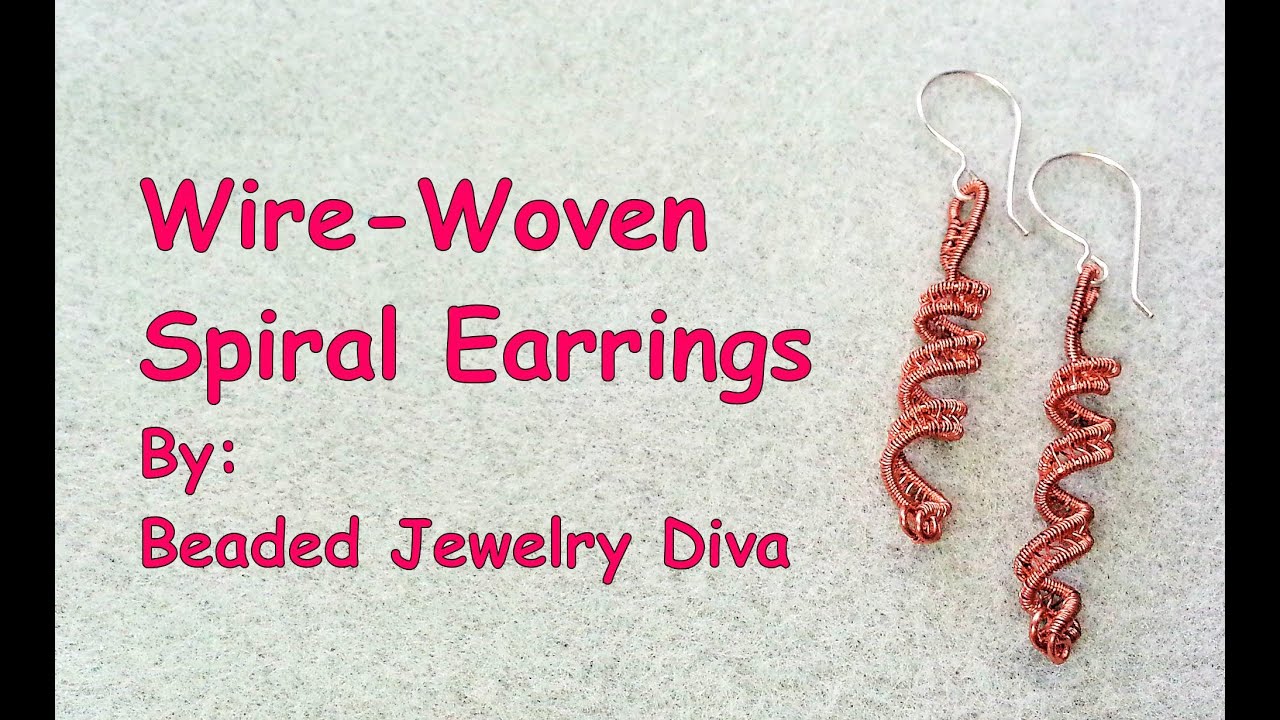 Wire Weaving Tutorial  - Wire Weaving Earrings - Make Wire Jewelry!