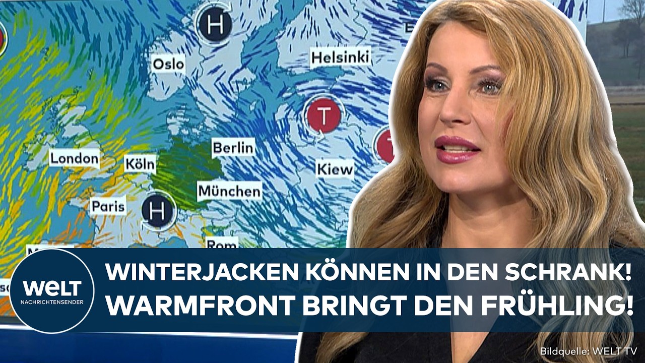 WETTER: Warmfront spült den Winter weg! Jetzt kommt der Frühling mit großen Schritten!