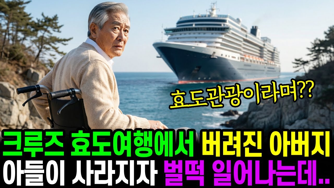 크루즈 효도여행에서 버려진 아버지 아들이 사라지자 벌떡 일어나 주머니에서 나온것은..ㅣ노후사연ㅣ감동사연ㅣ오디오북ㅣ사연라디오