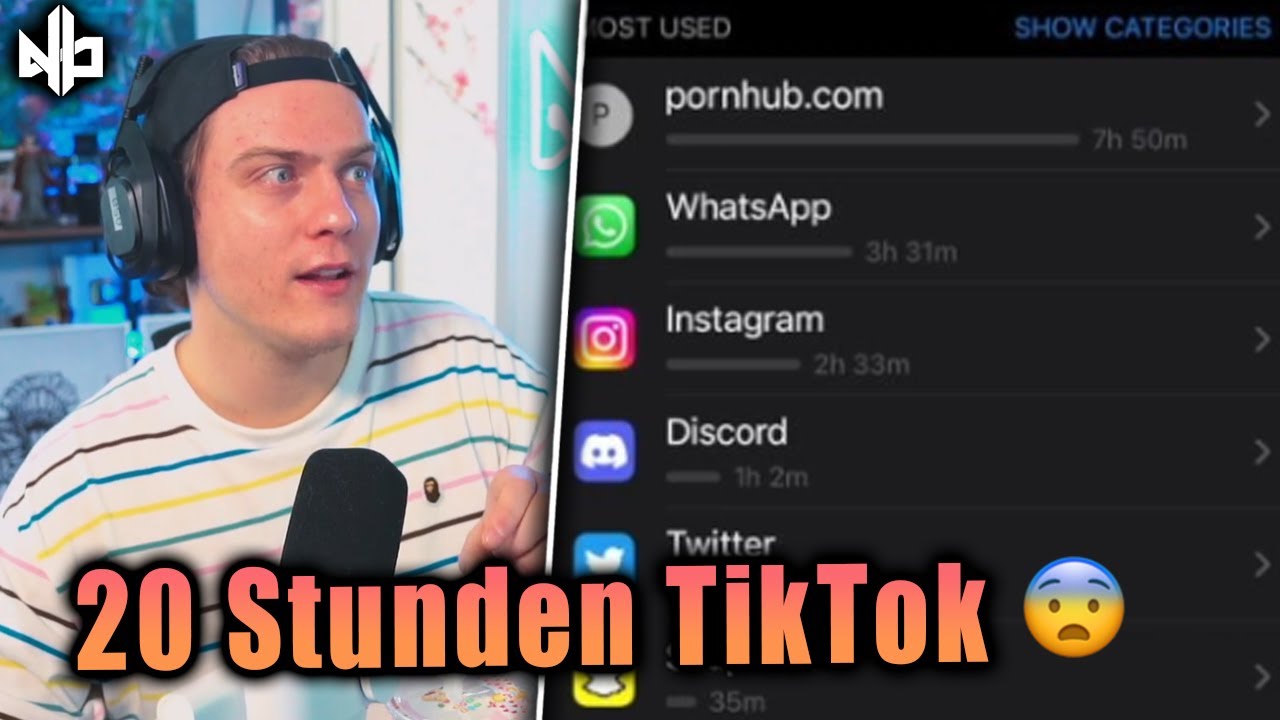 20 Stunden TikTok? 😨 | Niek bewertet Screentime von Zuschauern | Niekbeats
