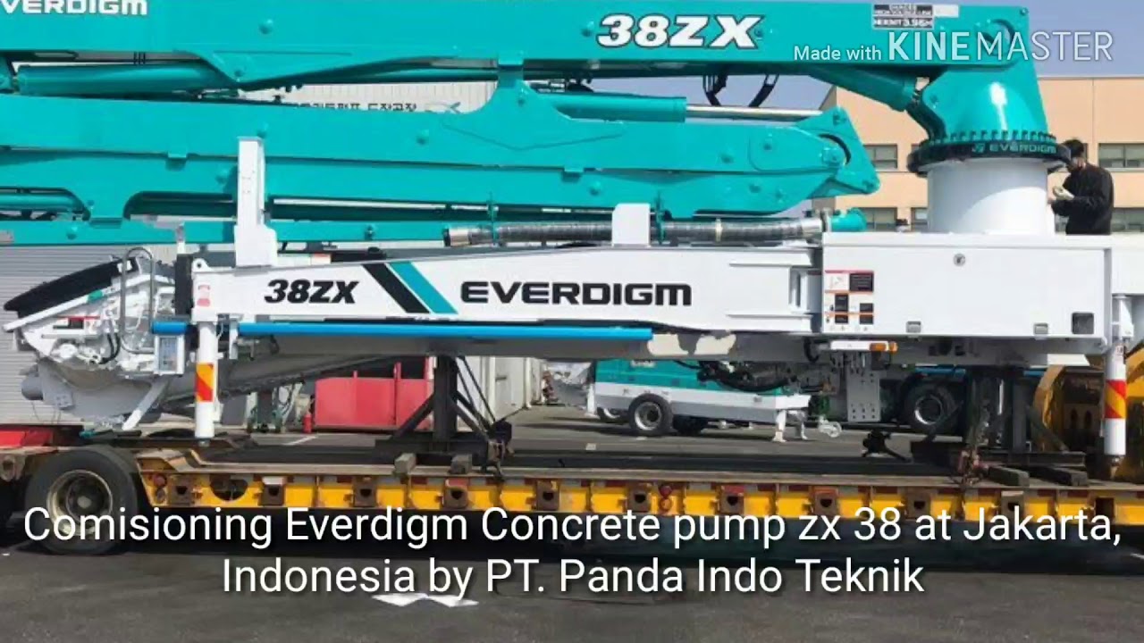 Concreate Pump Everdigm zx 38, In Indonesia