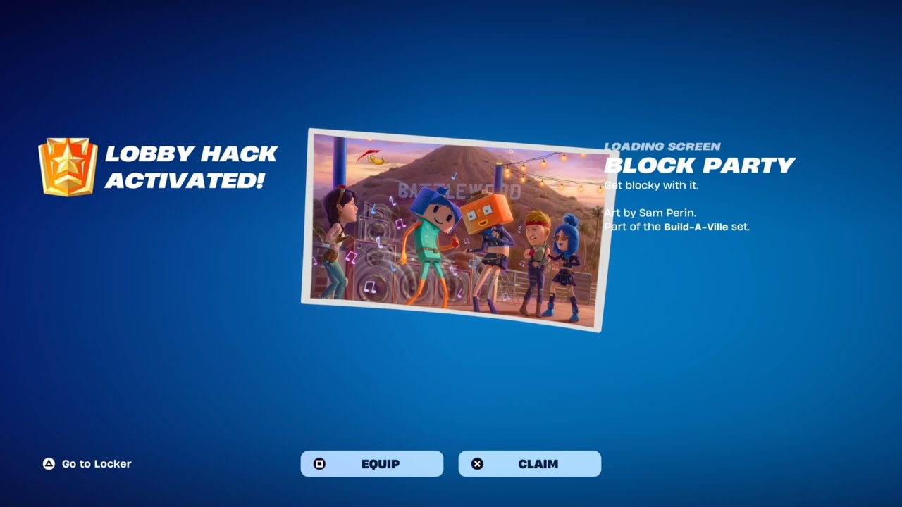 КАК ПОЛУЧИТЬ КОДЫ АДМИН-ПАНЕЛИ ДЛЯ ЭКРАНА ЗАГРУЗКИ BLOCK PARTY В FORTNITE!