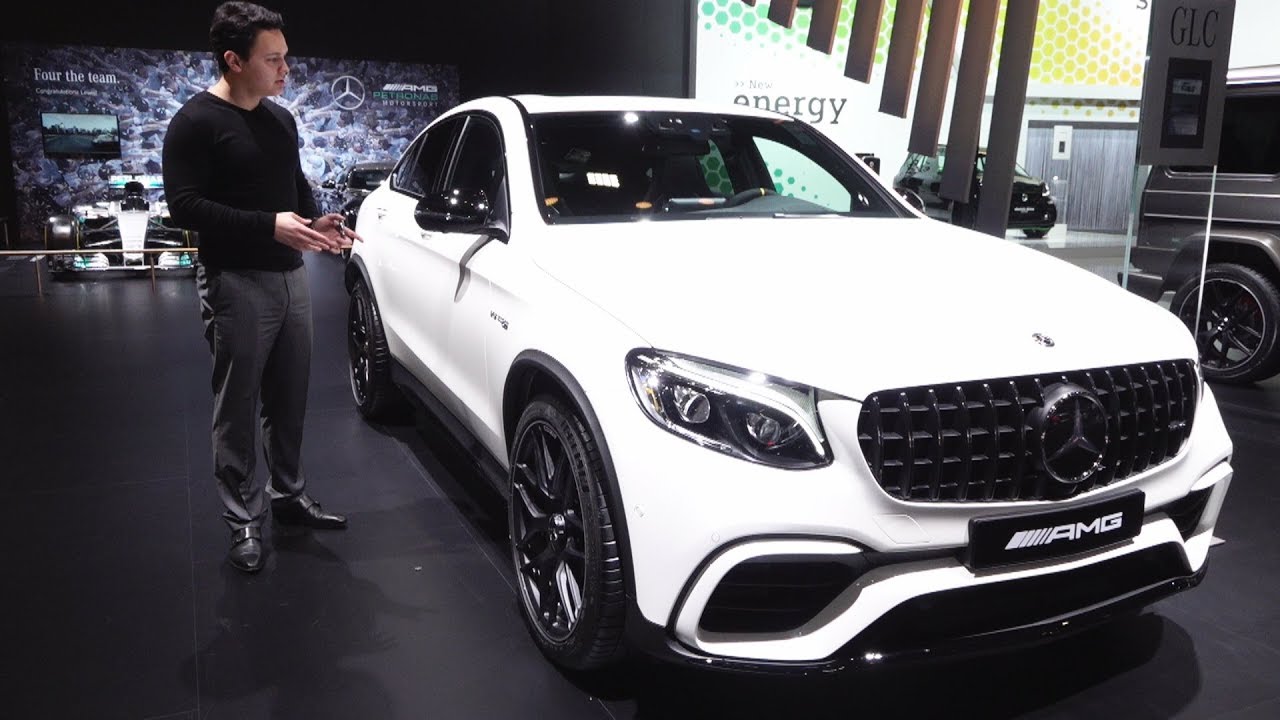 Mercedes AMG GLC 63 S Coupe 2018 года — НОВЫЙ Полный обзор Интерьер Экстерьер Звук