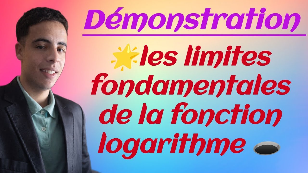 🆘Les limites fondamentales de la fonction logarithme ✍️