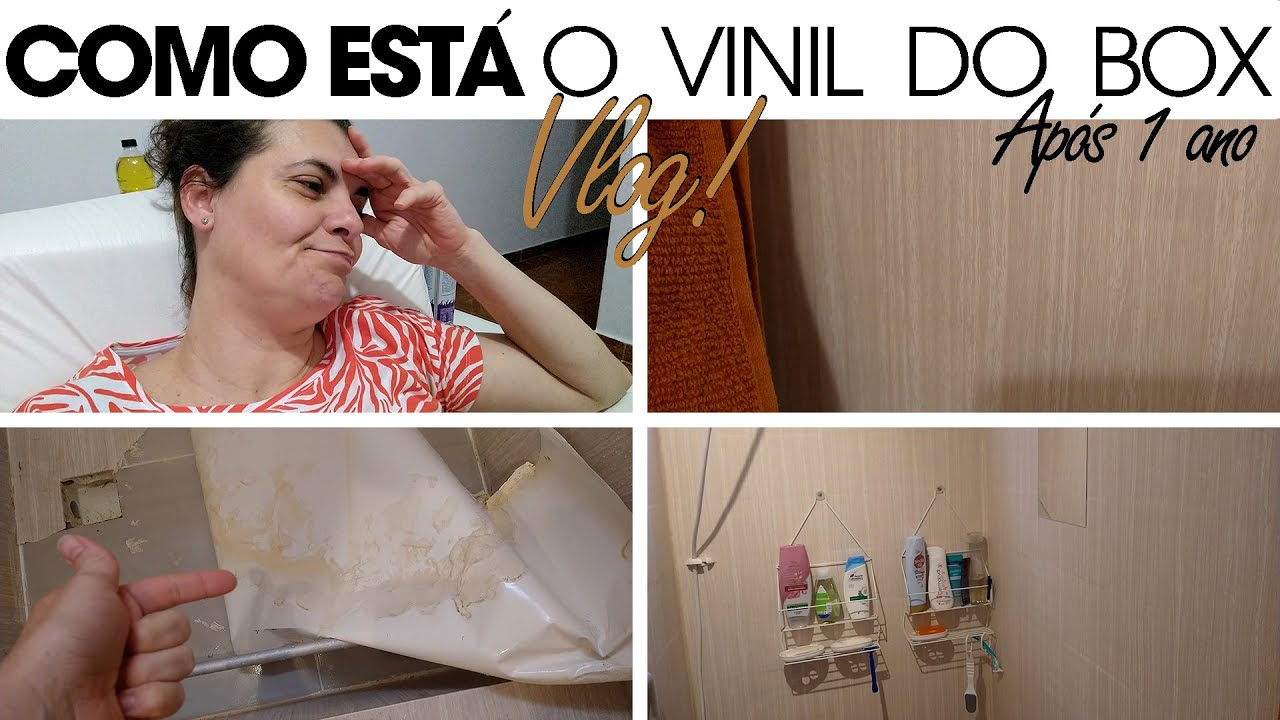 COMO ESTÁ O VINIL DO BOX APÓS 1 ANO + O QUE FIZEMOS DE ERRADO NA INSTALAÇÃO - VIVIAME CAPDEVILLE