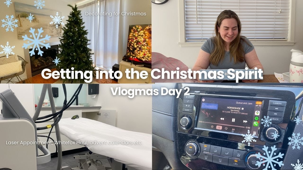 Putting up the tree, Whitefox Haul, Laser | Vlogmas Day 2 🎄