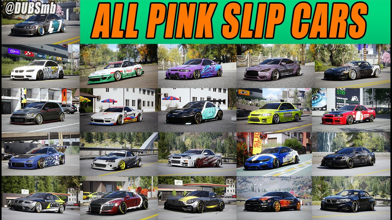 ВСЕ ЛЕГАЛЬНЫЕ АВТОМОБИЛИ PINK SLIPP НА CARX STREET И КАК ИХ ПОЛУЧИТЬ