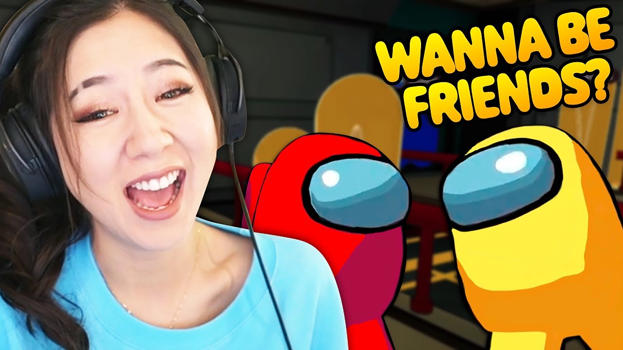 I pretended to be a little kid in Among Us VR