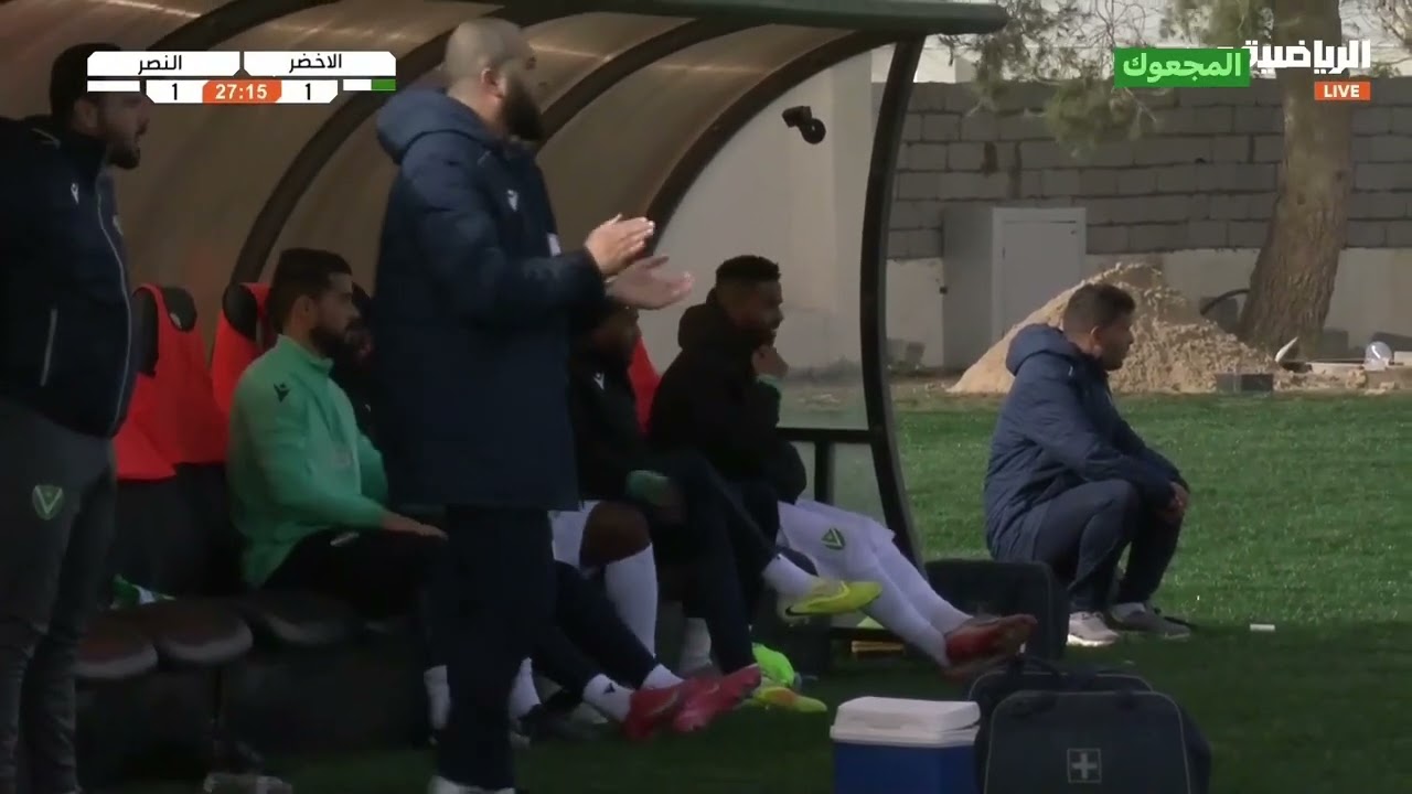 شاهد ثلاثية النصر أمام الأخضر
