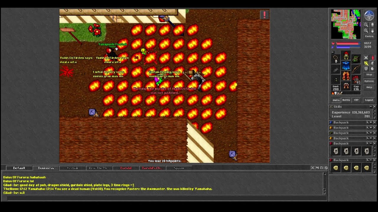 Old Tibia - Taifun Devilry MS 201 goes to War (7.6 2006 Furora)