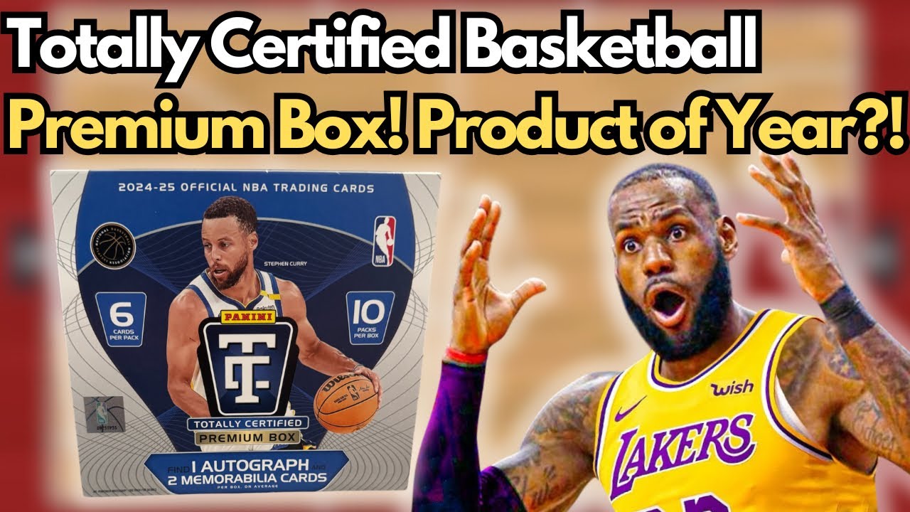 Massive Legend Auto! 2024-25 Panini NBA Totally Certified Basketball Trading Card Premium Box!