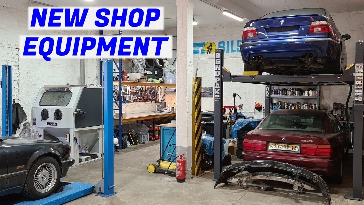 New Lifts & Aqua Blasting Cabinet - Workshop Build: Part 3