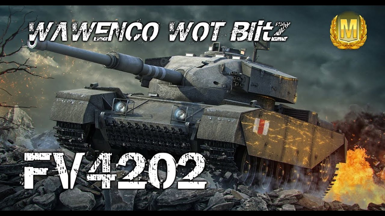 FV4202 Masteries Kolobanov 5 kills 6134 damage WoT Blitz