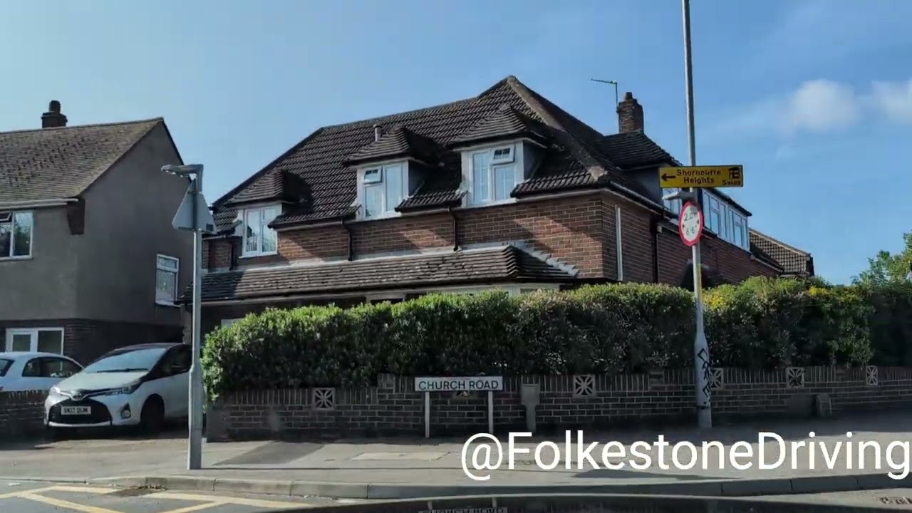 Horn Street from Cheriton to Sandgate | Folkestone Driving Test Route 