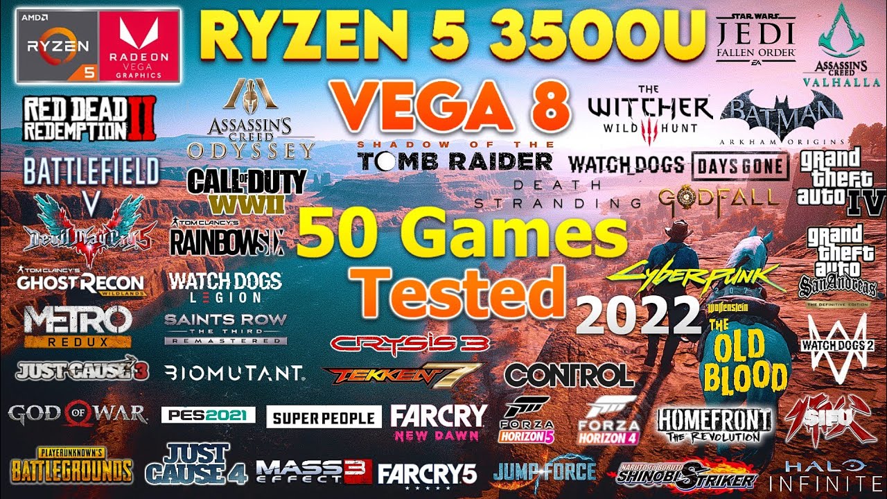 I Tested Ryzen 5 3500U Vega 8 for 30 Days and it HANDLED 50 Games