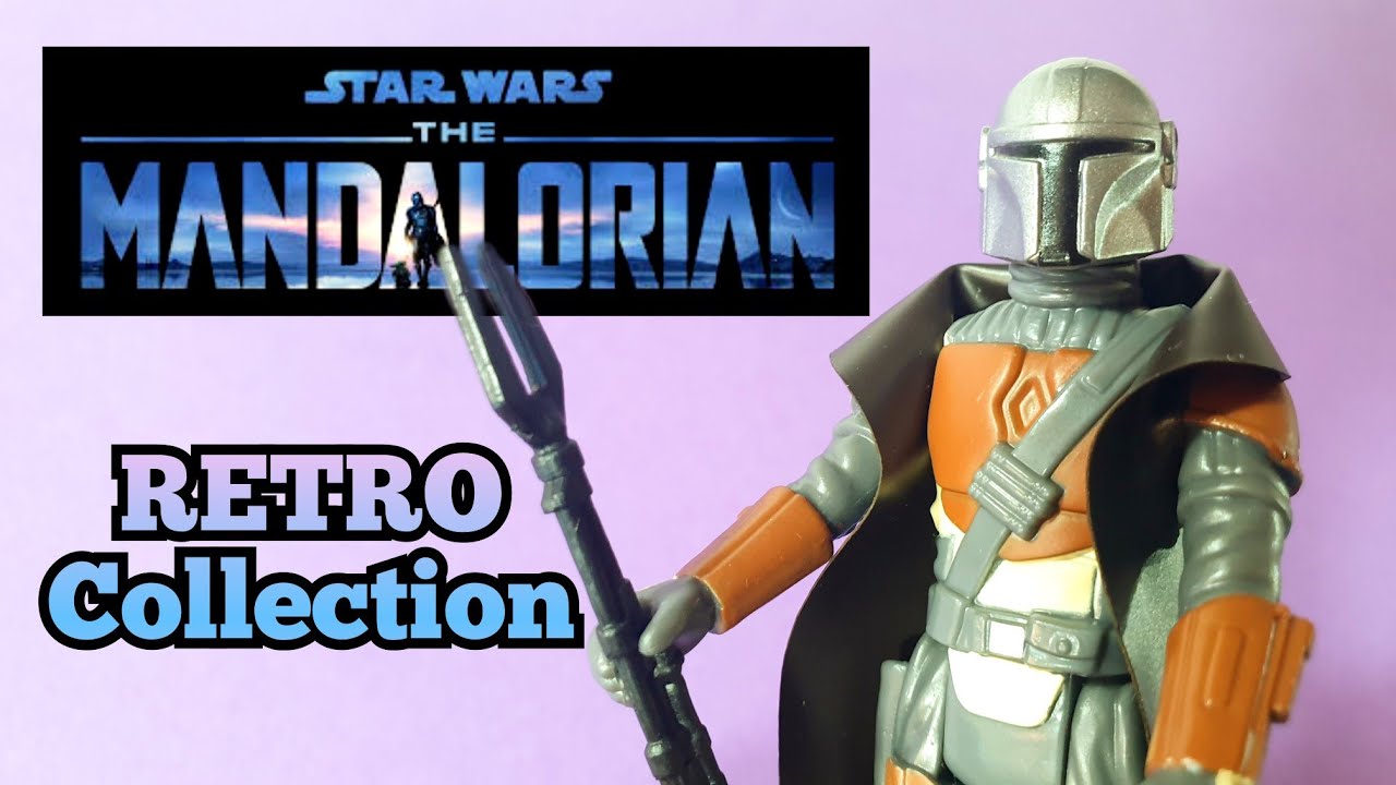 El MANDALORIANO figura de la colección RETRO Kenner-Hasbro.