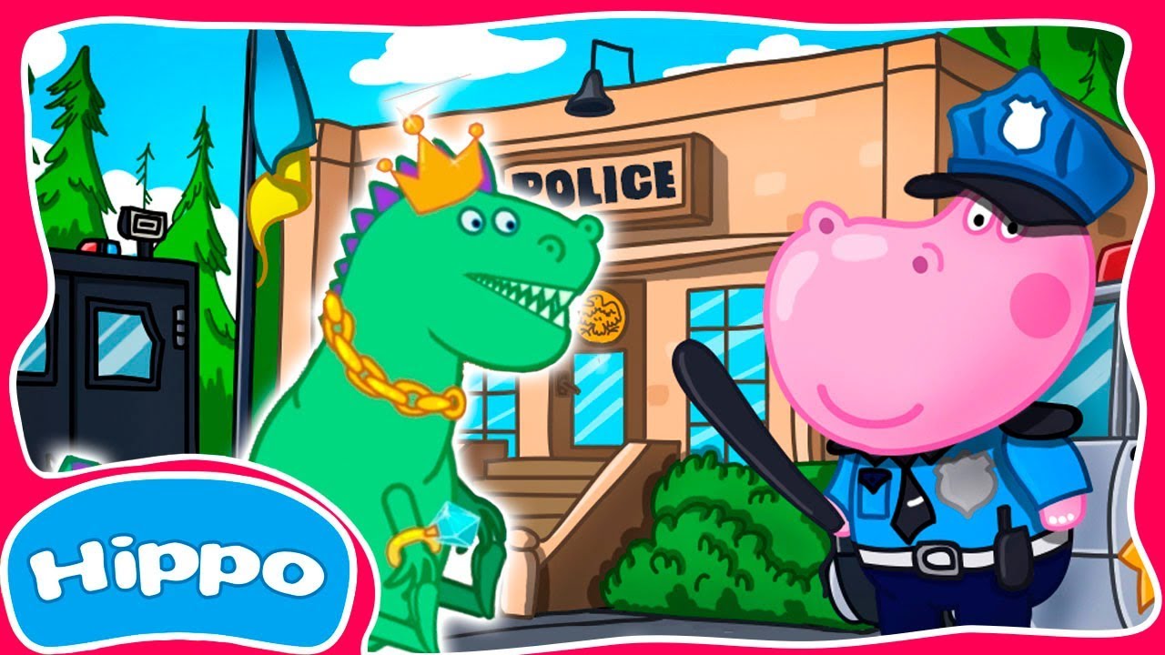 Hippo 🌼 Jogos de polícia infantil 🌼 Detective de hipopótamos 🌼Todas as séries 🌼 Jogo para crianças