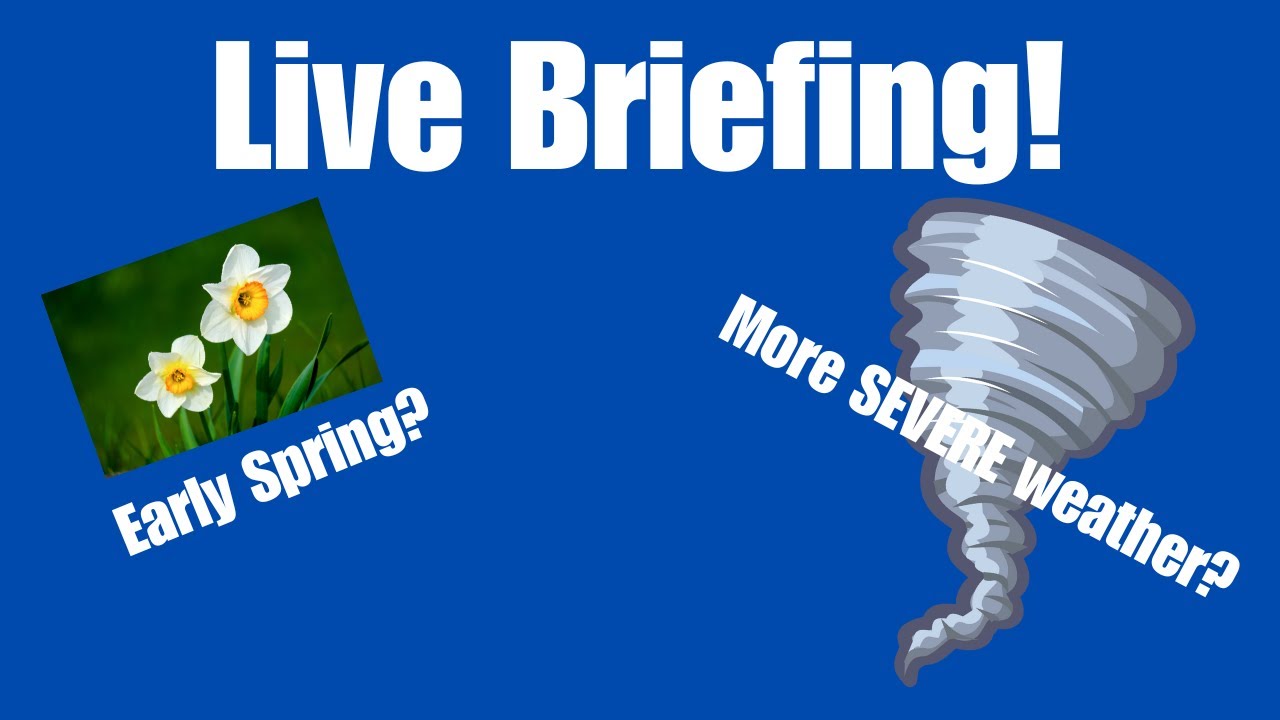 🔴LIVE - Briefing on a few things that CAUGHT MY EYE! Early Spring? MORE SEVERE WEATHER?