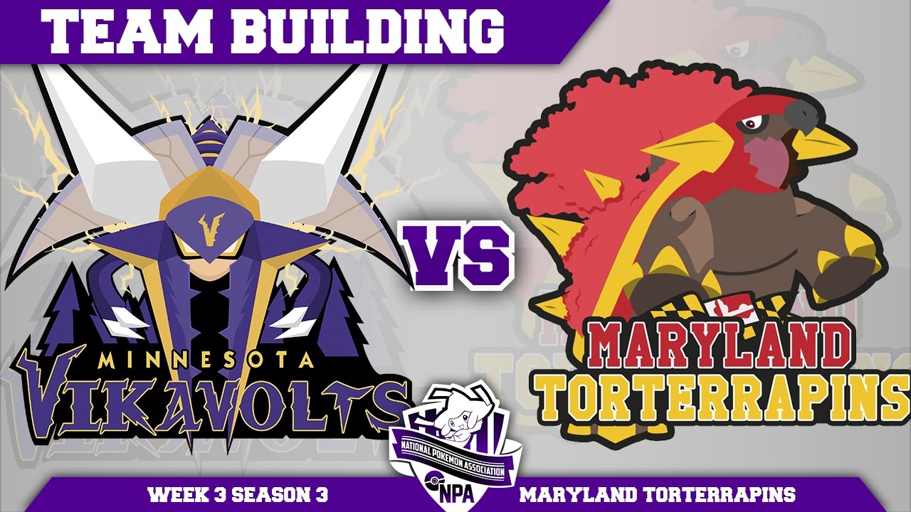 Minnesota Vikavolts Team Building NPA S3 Week 3: VS Maryland Torterrapins | Pokemon Sun and Moon