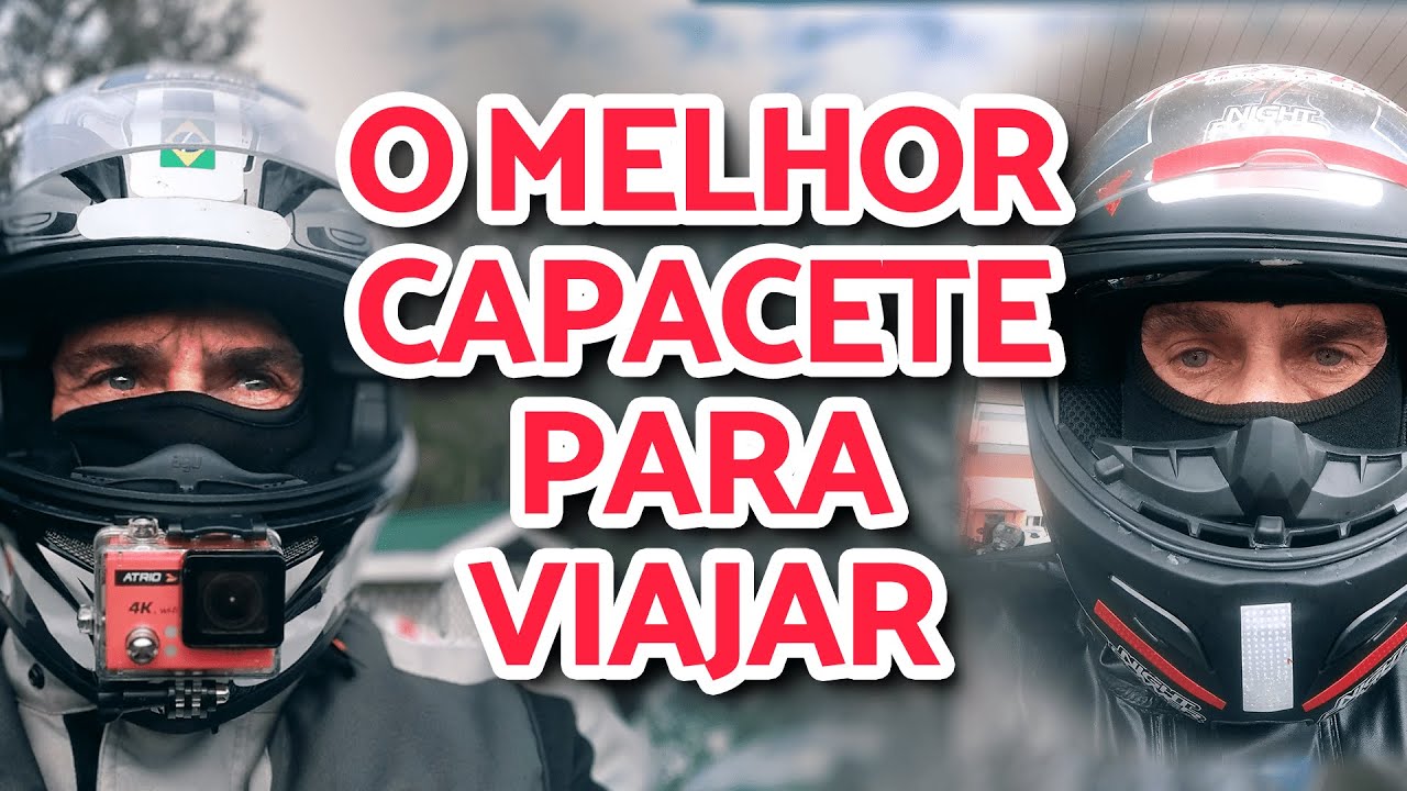 Eu uso esse CAPACETE PARA VIAJAR de Moto pelo Mundo