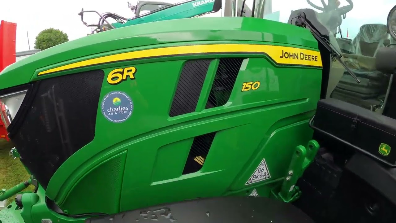 2025 John Deere 6R 150 4.5 Litre 4-Cyl Diesel Tractor (165/177HP) Charlies AG & Turf Shropshire Show