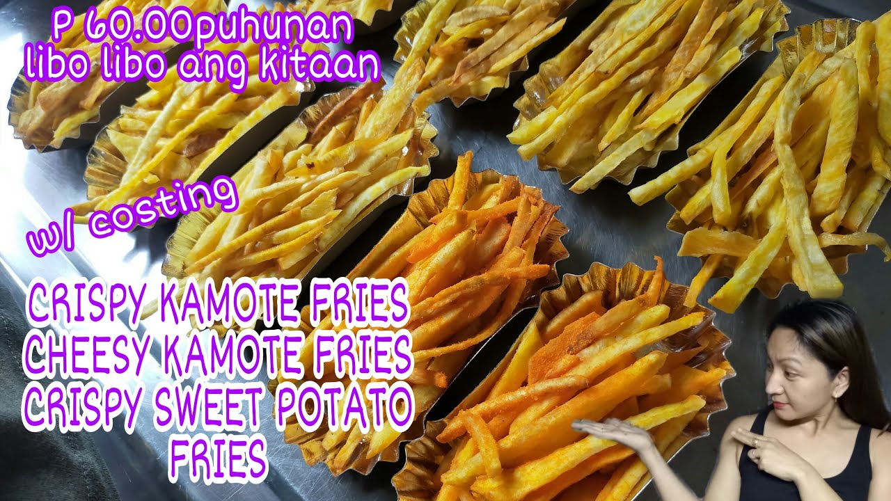 KAMOTE FRIES, SWEET POTATO FRIES, KAMOTE RECIPE,SWEET POTATO RECIPE, NEGOSYO RECIPE|REDCHRIS KITCHEN