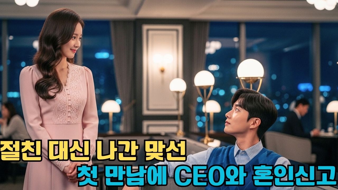 [ 사연 ] 절친 대신 나간 맞선 자리... 하필 상대가 피도 눈물도 없는 재벌 CEO?! 첫 만남에 혼인신고 당한(?) 대반전 #drama #CEO로맨스