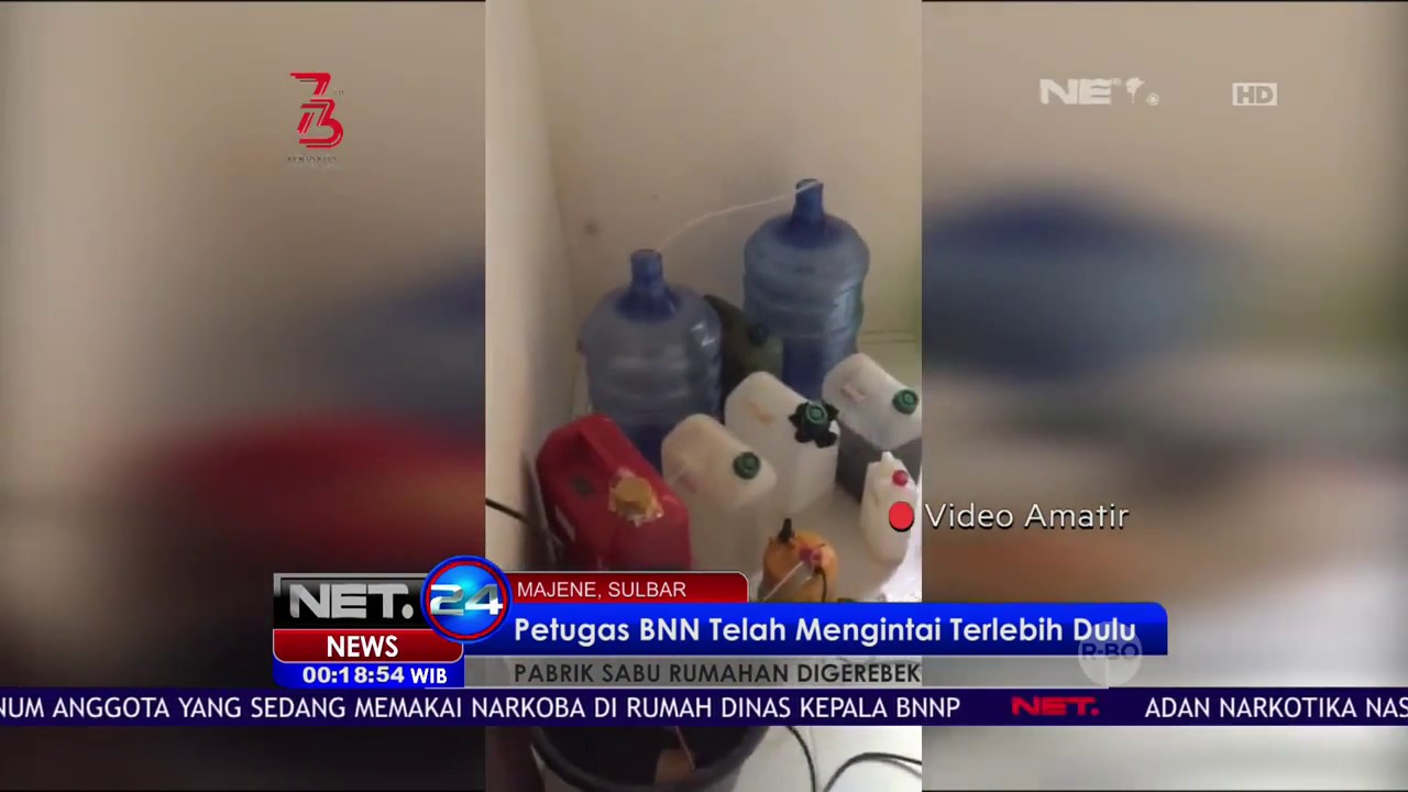 Penggerebekan Rumah yang Dijadikan Pabrik Pembuatan Sabu - NET 24