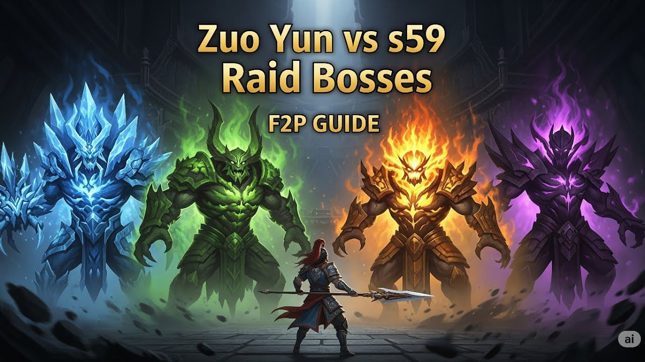 Testing the new Zuo Yun as a F2P for s59 Raid | King God Castle 
