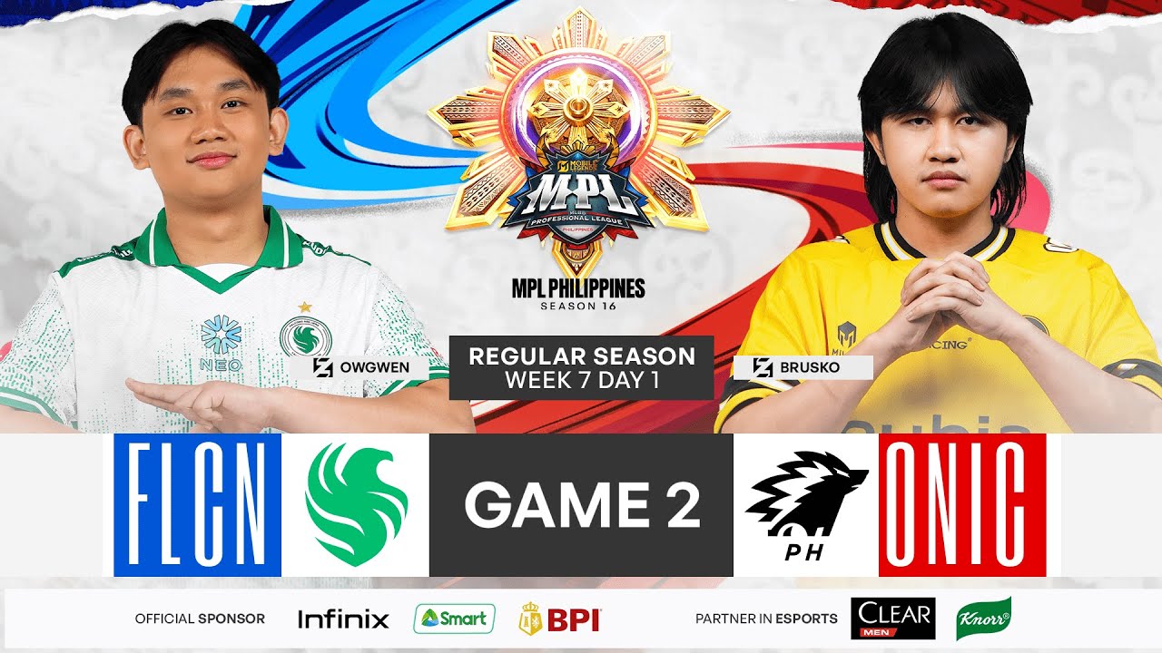 MPL PH S16 - W7D1 - FLCN VS ONIC GAME 2
