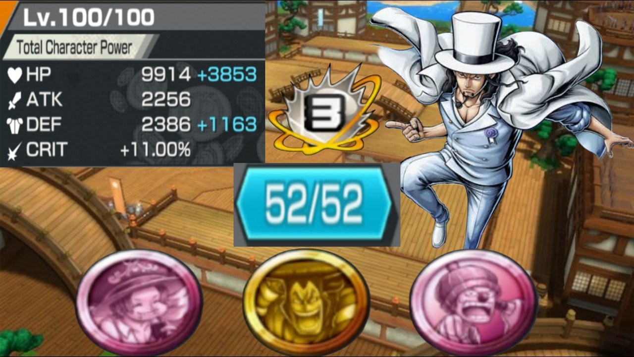 52/52 LUCCI FULL HAYPER IN ONE PIECE BOUNTY RUSH