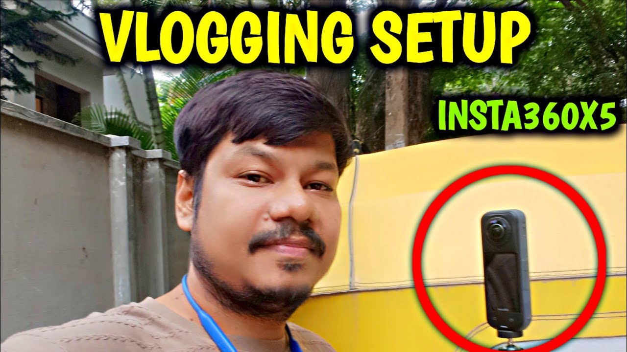 Vlogging Setup For Auto Rickshaw With  Insta360x5