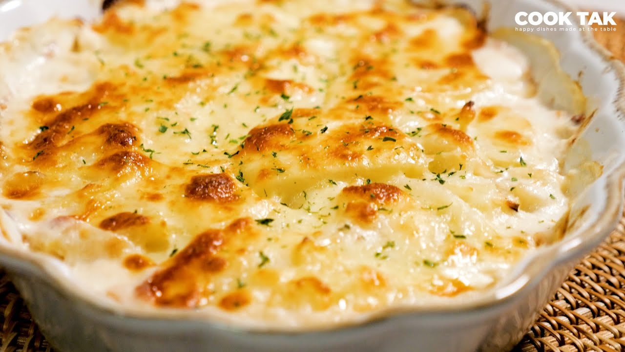 역시 감자와 치즈 :: 치즈 감자 그라탕 만들기 :: 감자 그라탱 :: Cheese Potato Gratin :: Cheese and Potato Recipe