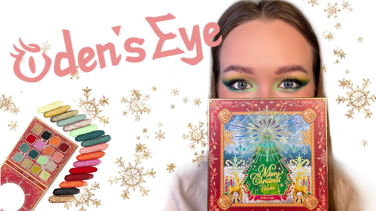 ОБЗОР НА ПАЛЕТКУ Oden’s eye Merry Christmas | 3 макияжа